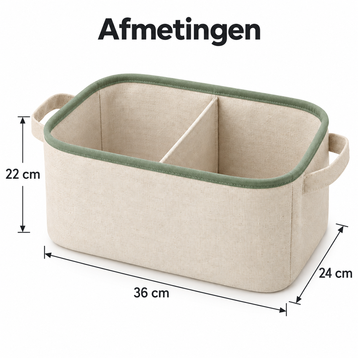 Dubbelvak Opbergmand